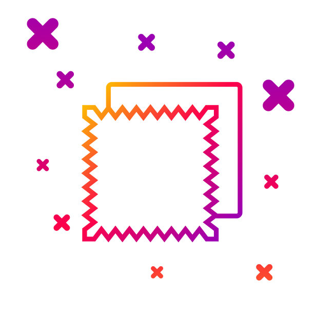 色线纺织品织物辊上的图标隔离图片下载