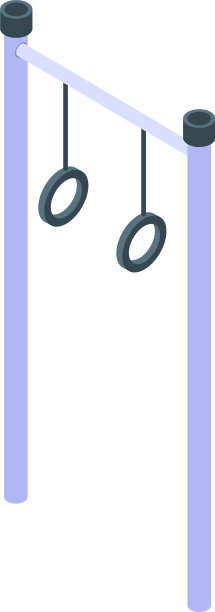 运动戒指图标等距风格图片下载