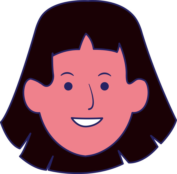 短发的快乐女人图片下载