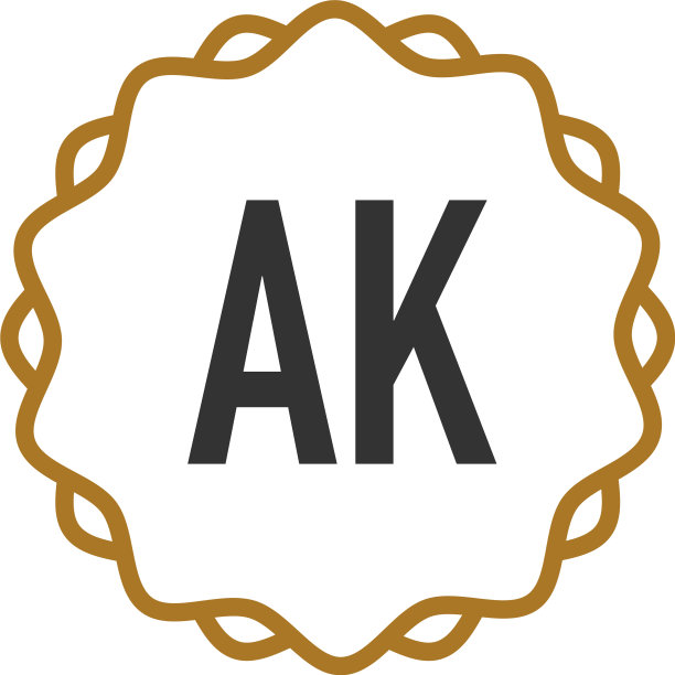 字母AK优雅创意logo图片下载