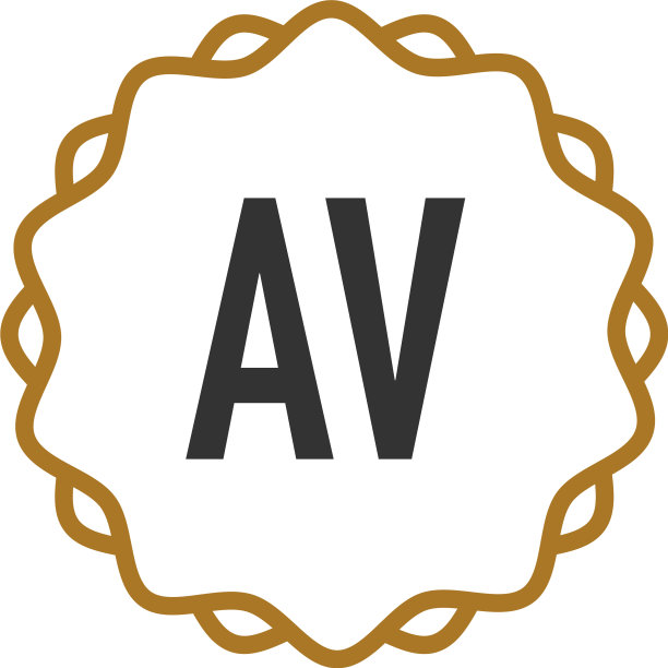 字母AV优雅创意标志图片下载