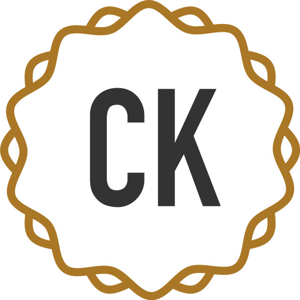 CK字母创意优雅标志图片下载