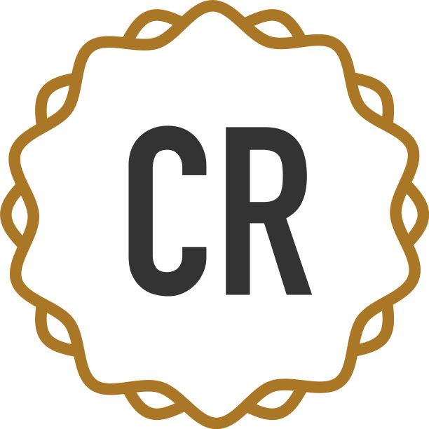 首字母cr优雅创意标志图片下载