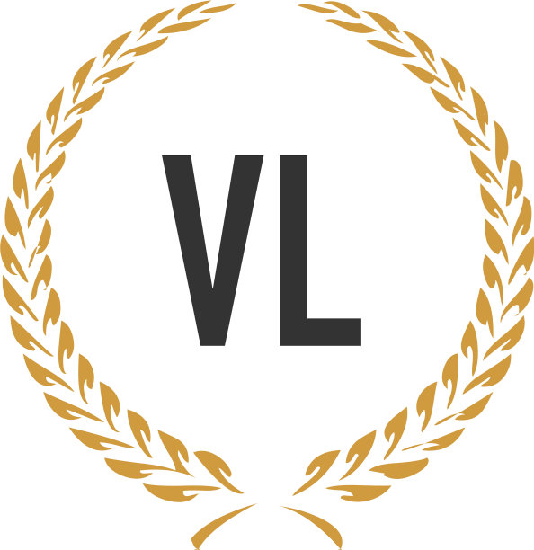 字母VL小麦奢华简约logo图片下载
