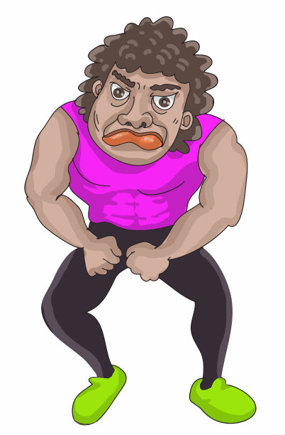 非洲硬汉在展示他的健美运动员图片下载