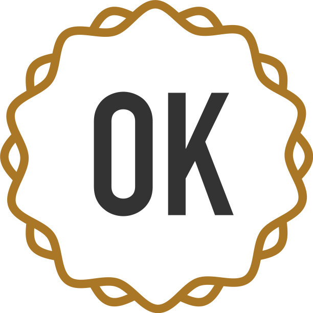 OK字母优雅创意logo图片下载