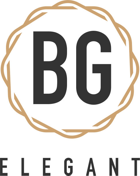 首字母bg奢华简约优雅图片下载