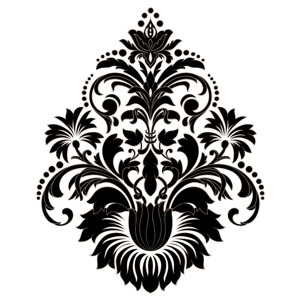 大马士革元素孤立的大马士革中心图片下载