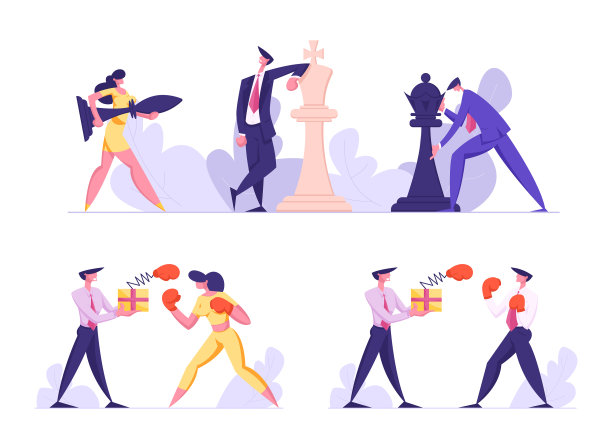 商业策略和不公平的战斗设置图片下载