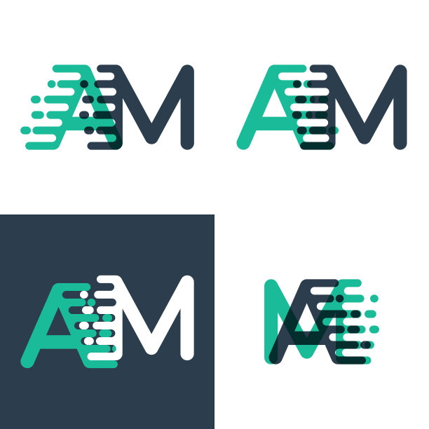 我的字母标志与口音速度在托斯卡绿色图片下载