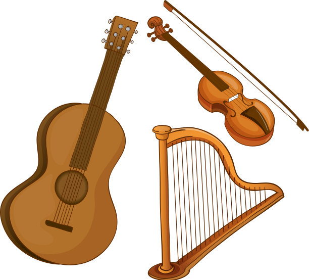 在白色背景上独立设置仪器图片下载