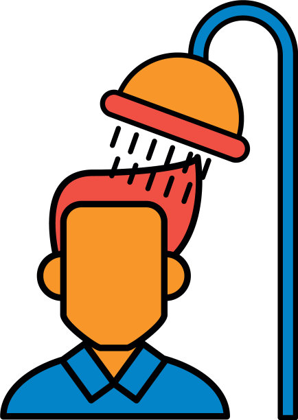 有淋浴龙头的年轻人图片下载