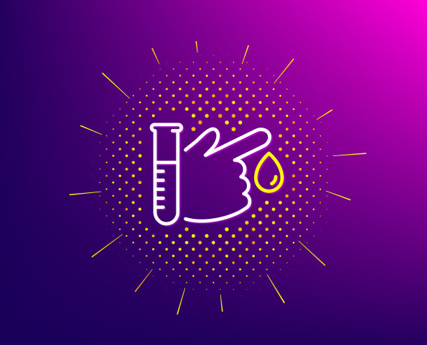 献血线图标医学分析标志图片下载