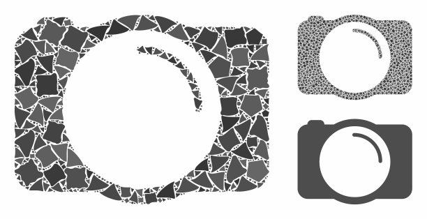 照片相机组成图标驼峰元素图片下载