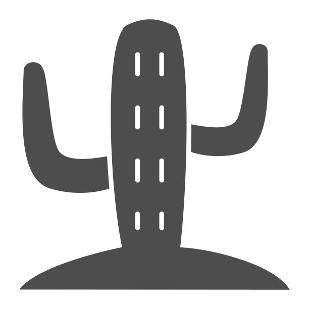 沙地上的仙人掌是固体的沙漠植物图片下载