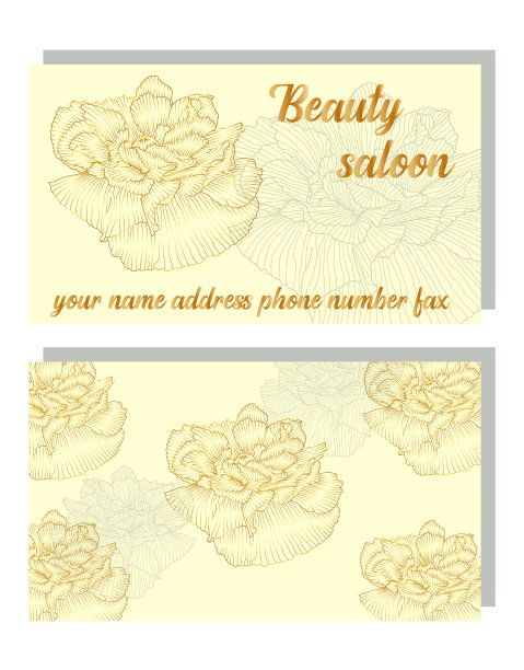 商务豪华卡采用现代抽象设计图片下载