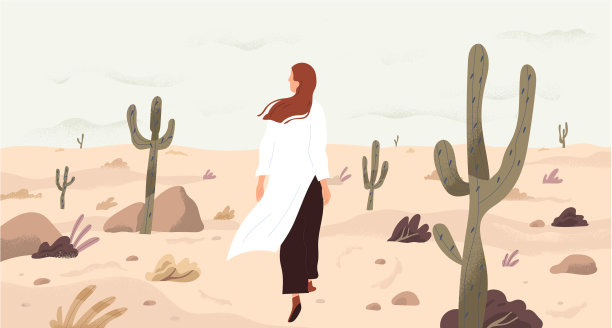 沙漠里的女孩单身图片下载