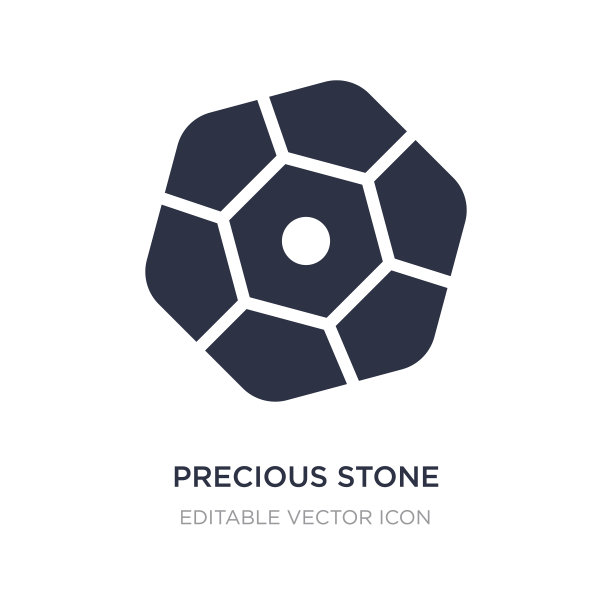 宝石图标上的白色背景简单图片下载