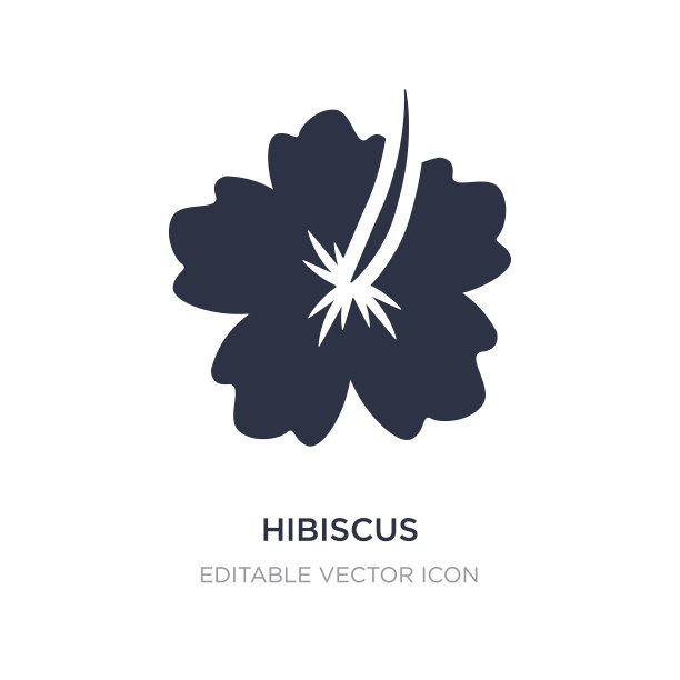 芙蓉图标上的白色背景简单的元素图片下载