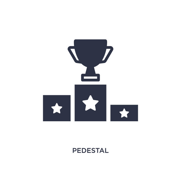 基座图标上的白色背景简单的元素图片下载