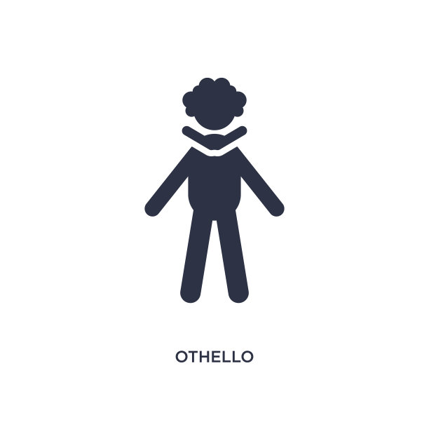 奥赛罗图标上的白色背景简单的元素图片下载