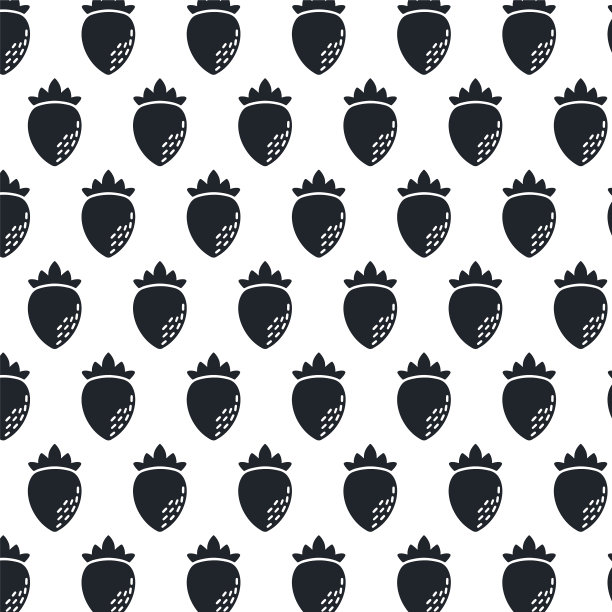 以草莓为背景的白色浆果图片下载