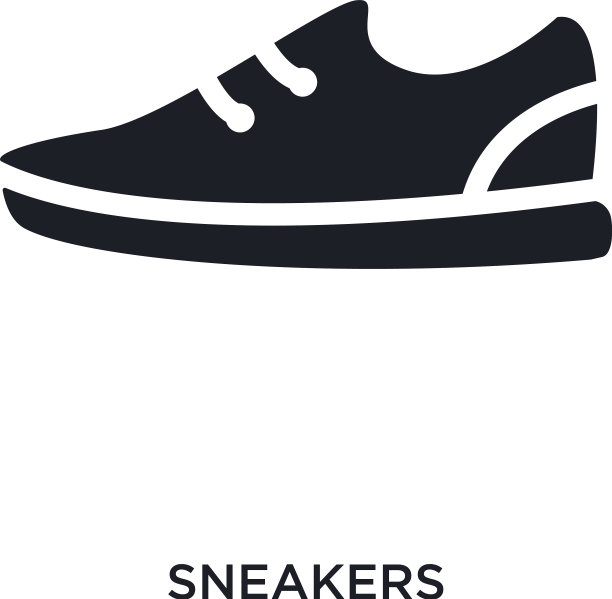 运动鞋孤立图标简单的元素从体育馆图片下载