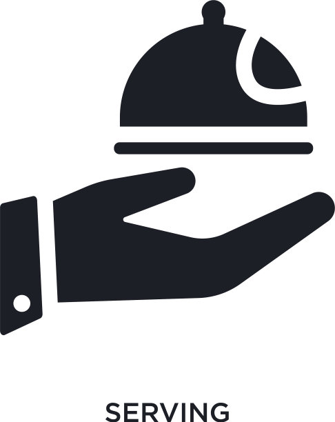 服务孤立的图标简单的元素从豪华图片下载