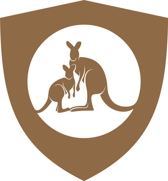 袋鼠标志设计袋鼠标志模板图片下载