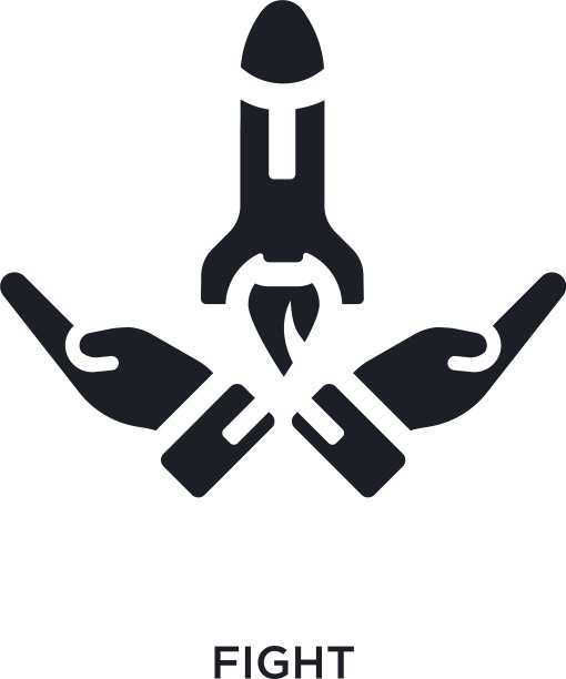 黑色战斗孤立图标简单元素from图片下载