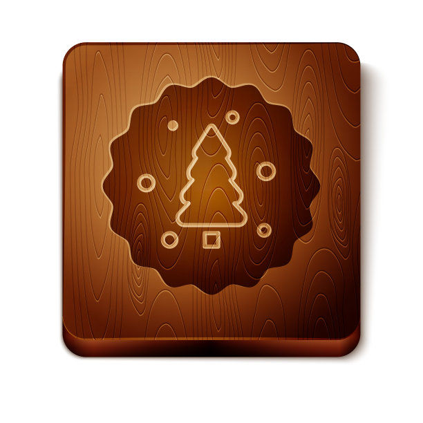 棕色饼干或饼干与巧克力图标图片下载