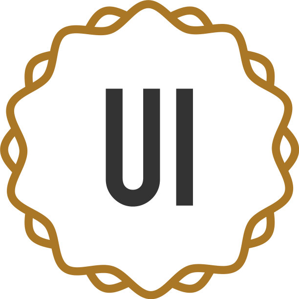 首字母UI优雅创意logo图片下载