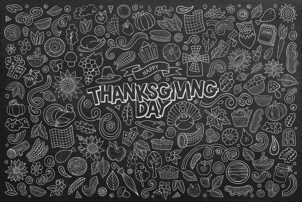 线条艺术手绘涂鸦卡通套图片下载