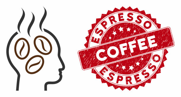 咖啡梦与垃圾咖啡的头图标图片下载