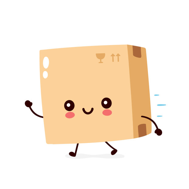 可爱微笑快乐的邮筒图片下载