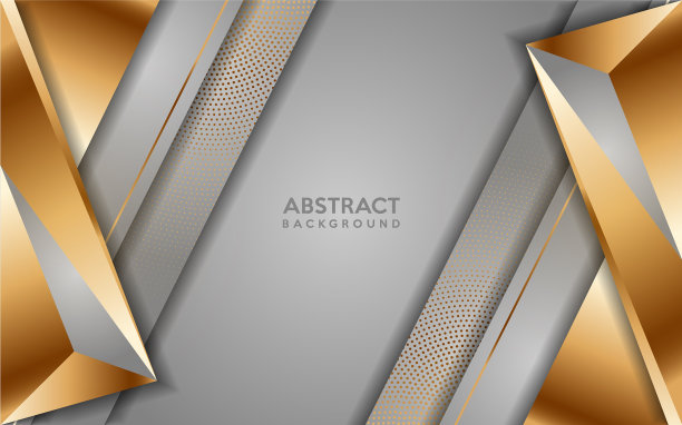 豪华的白色背景和金色的线条图片下载