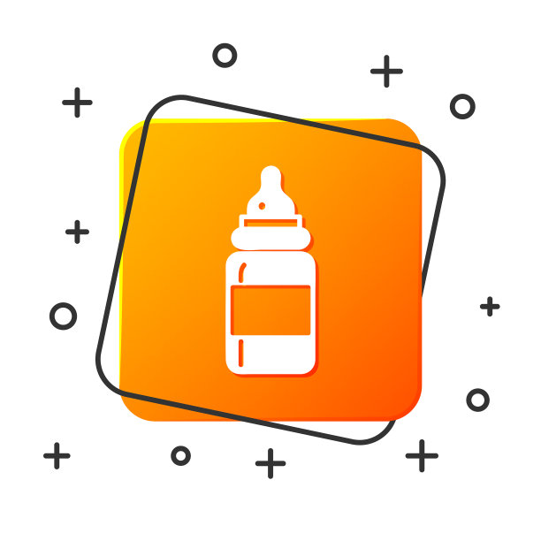 白色酒瓶图标孤立在白色上图片下载