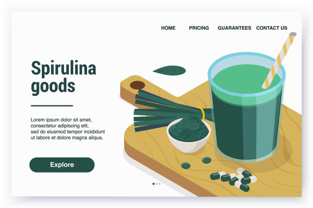 螺旋藻饮料网站图片下载