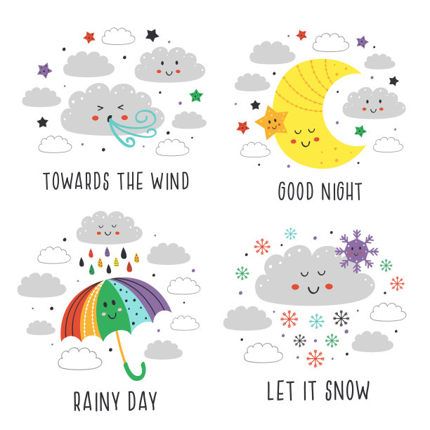 带有天气元素的横幅第2部分图片下载