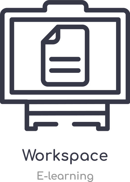 工作空间轮廓图标隔离线图片下载