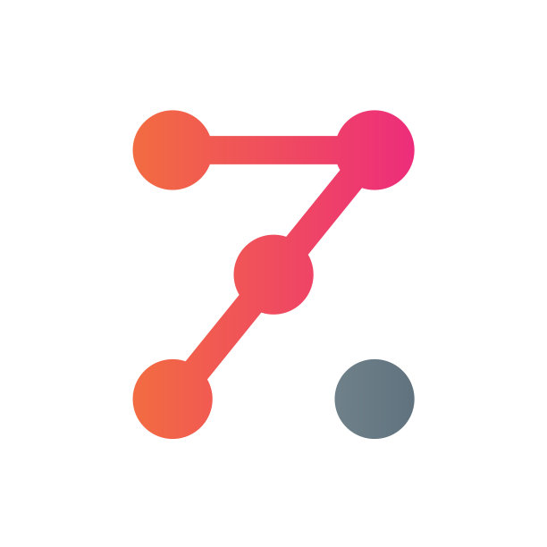 7 .标志模板抽象网点连接数图片下载