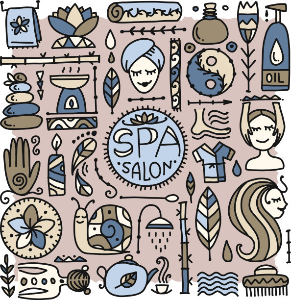 水疗沙龙背景为您设计图片下载