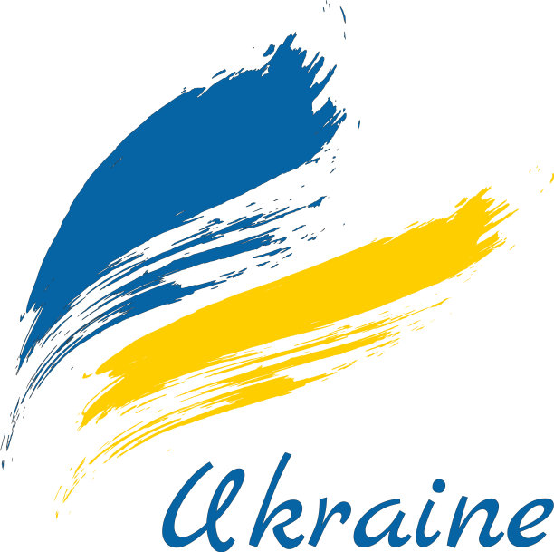 模板乌克兰国旗东欧国家图片下载