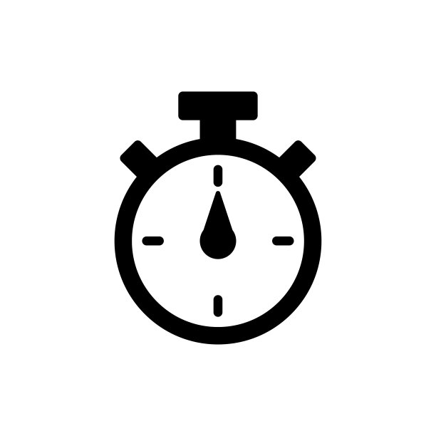 秒表图标平面矢量模板设计流行图片下载