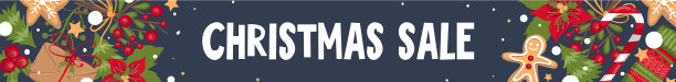 圣诞新年冬季销售横幅海报图片下载