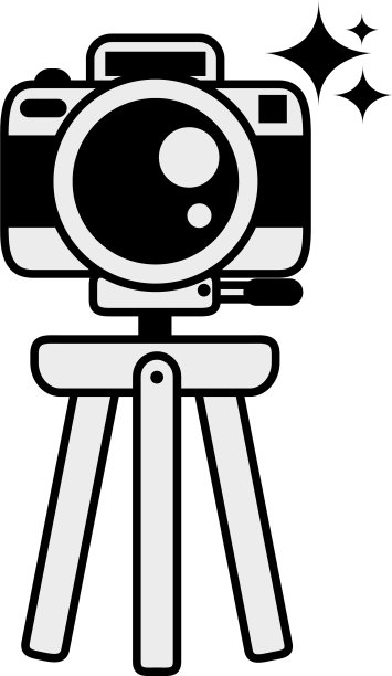 孤立的相机图标线设计图片下载