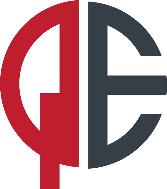 首字母QE创意设计logo图片下载