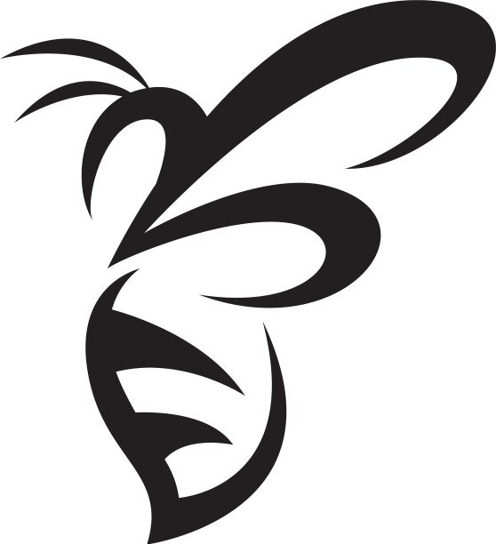 蜜蜂标志模板吉祥物图片下载