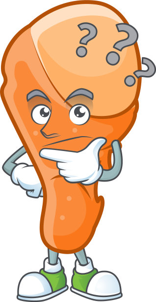 美味的鸡腿用思维塑造性格图片下载