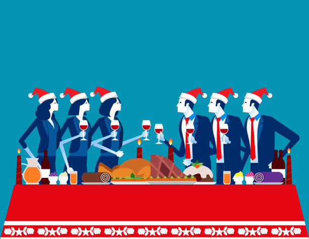 派对社交活动概念业务图片下载